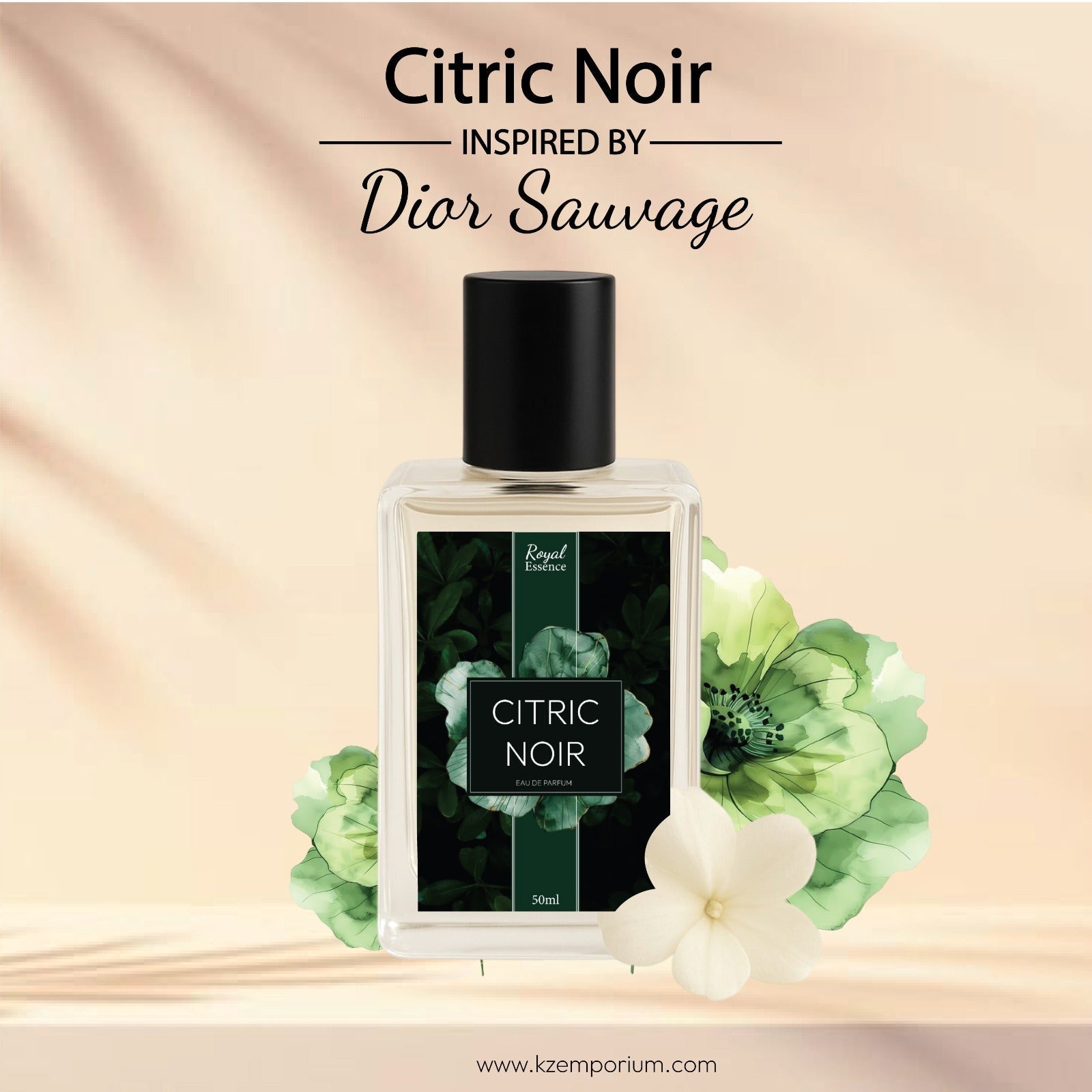Citric Noir-Inspired by Dior Sauvage-For Men-Free Delivery