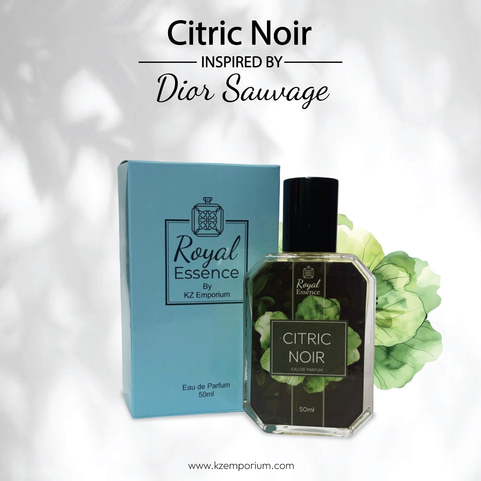 Citric Noir-Inspired by Dior Sauvage-For Men-Free Delivery