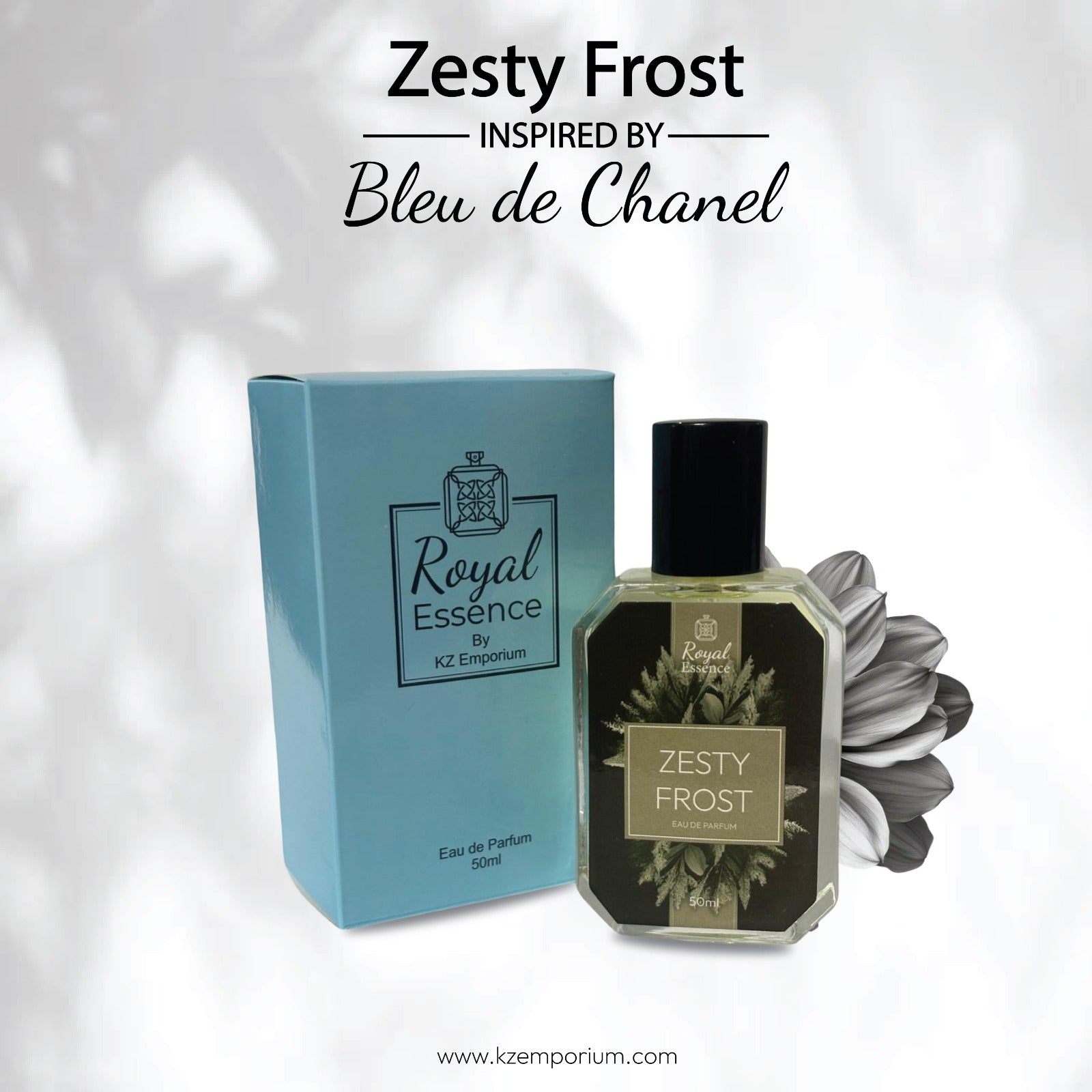 Zesty Frost-Inspired by Bleu de Chanel-For Unisex-Free Delivery