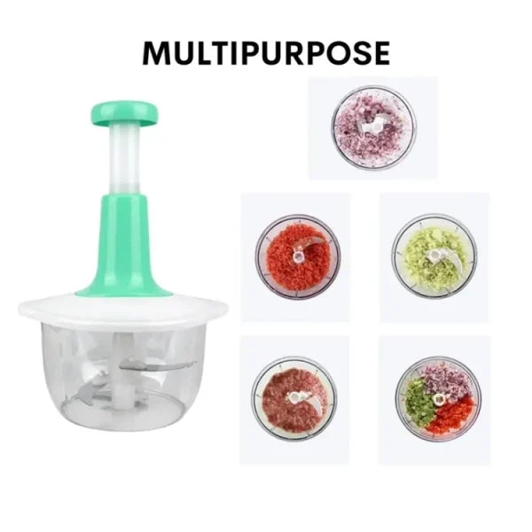 Manual Hand Push Chopper & Multifunctional Mixer