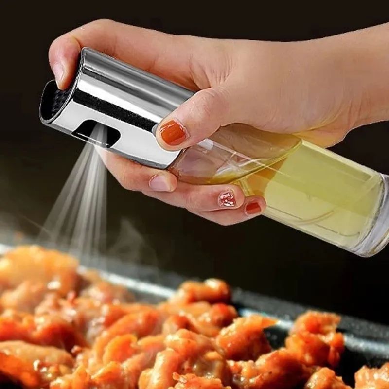 Kitchen Push Type Spray Olive Oil Sprayer Bottle Pump