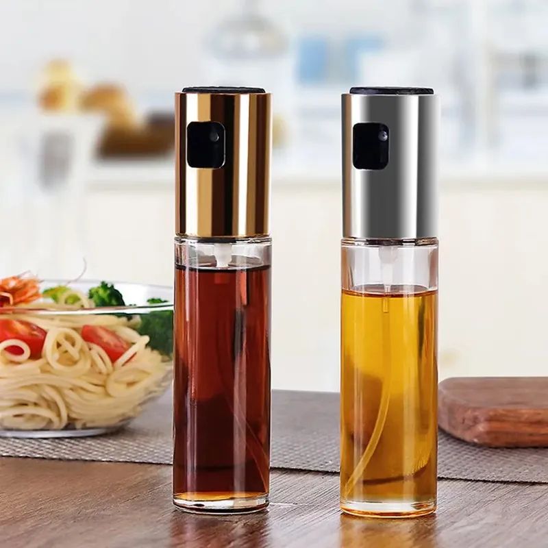 Kitchen Push Type Spray Olive Oil Sprayer Bottle Pump